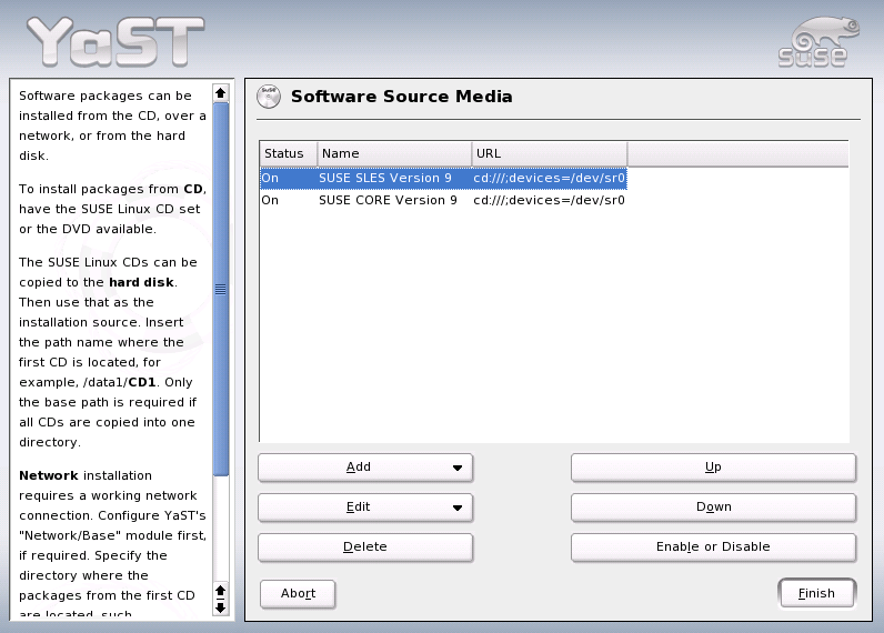 Change Installation Source