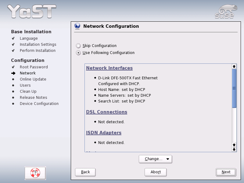 Configuring the Network Devices