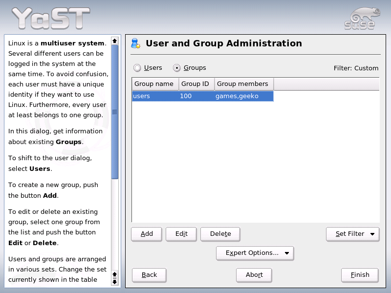 Group Administration