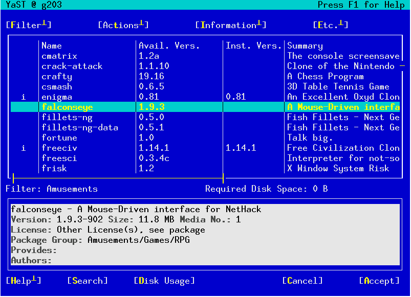 The Software Installation Module