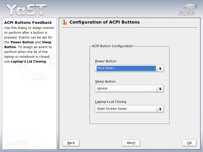 ACPI Settings